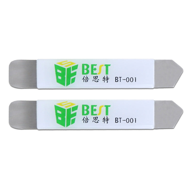 2 PCS BEST BST-001 Spudger morbido e sottile con lama in acciaio inossidabile, 001 Crowbar 2 PCS BEST BST-001 Spudger morbido e sottile con lama in acciaio inossidabile, 001 Crowbar